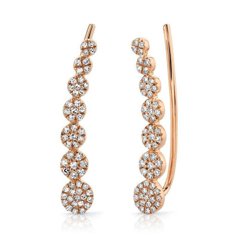 Diamond Ear Crawler Earring