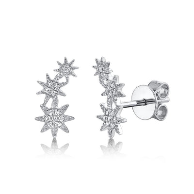 0.06 CT. Diamond Starlight Crawler Earring