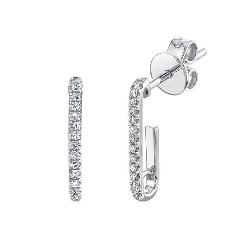 Vertical Diamond Earring