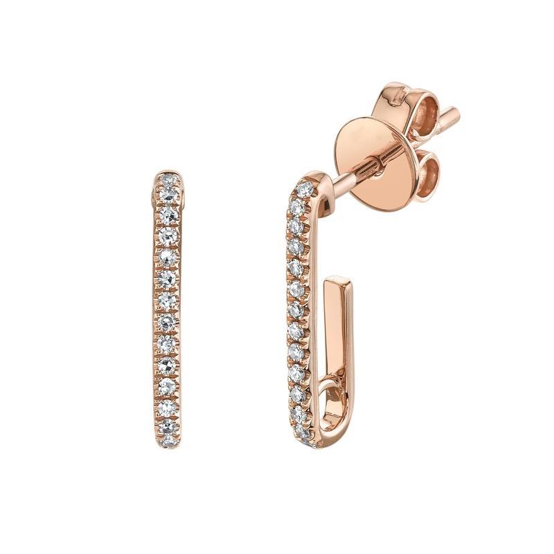 Vertical Diamond Earring