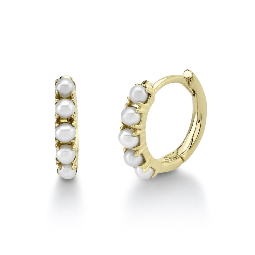 Fresh Water Pearl Huggie Earring