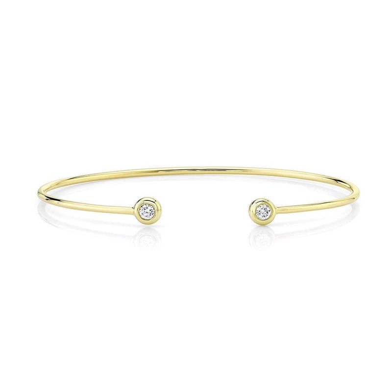 Diamond Bezel Bangle
