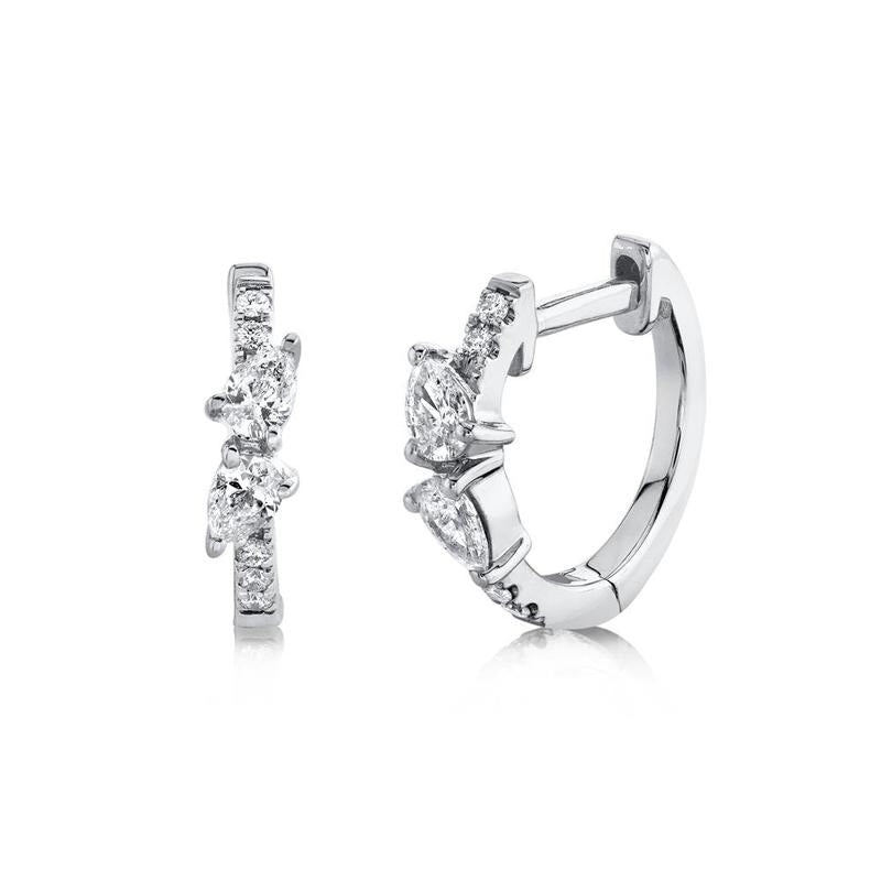 Charlotte Diamond Huggie Earring