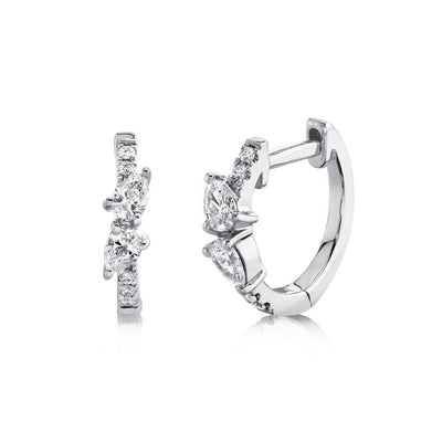 Charlotte Diamond Huggie Earring