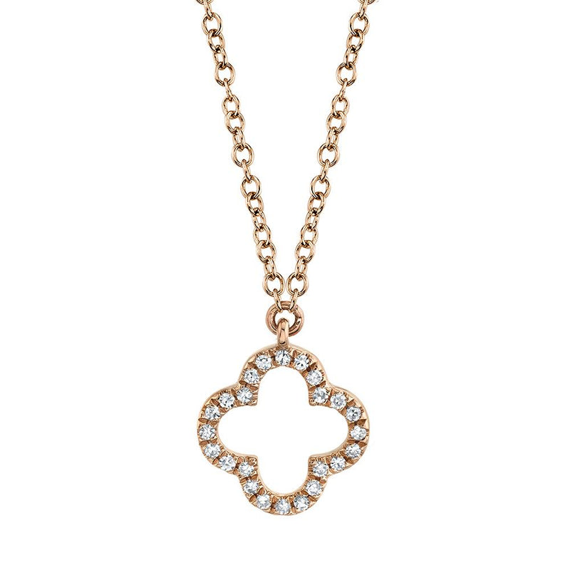 Diamond Clover Necklace