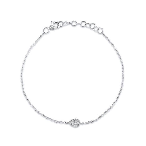 Diamond Pear Bracelet