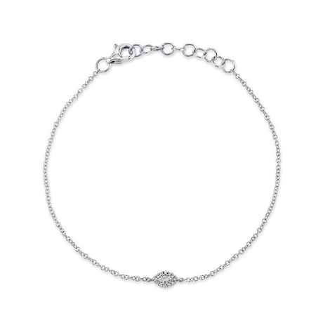 Dainty Marquise Diamond Bracelet