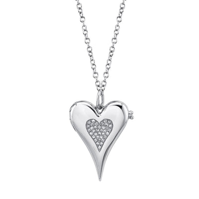 Be Mine Heart Locket Necklace