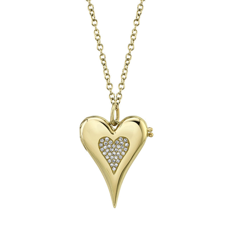 Be Mine Heart Locket Necklace
