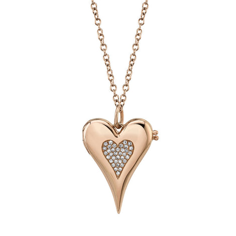 Be Mine Heart Locket Necklace