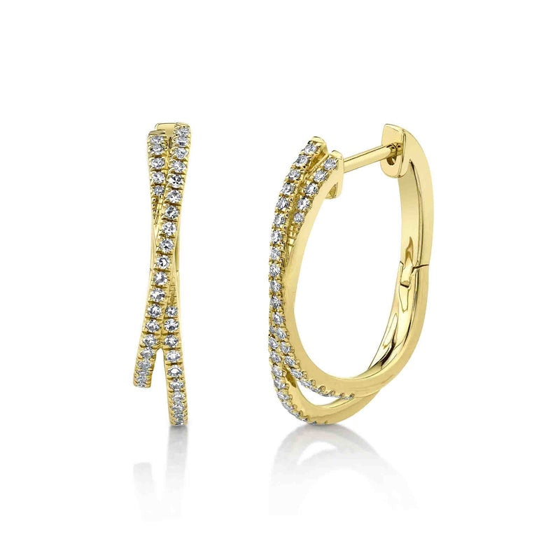 Elsa Diamond Hoop Earring
