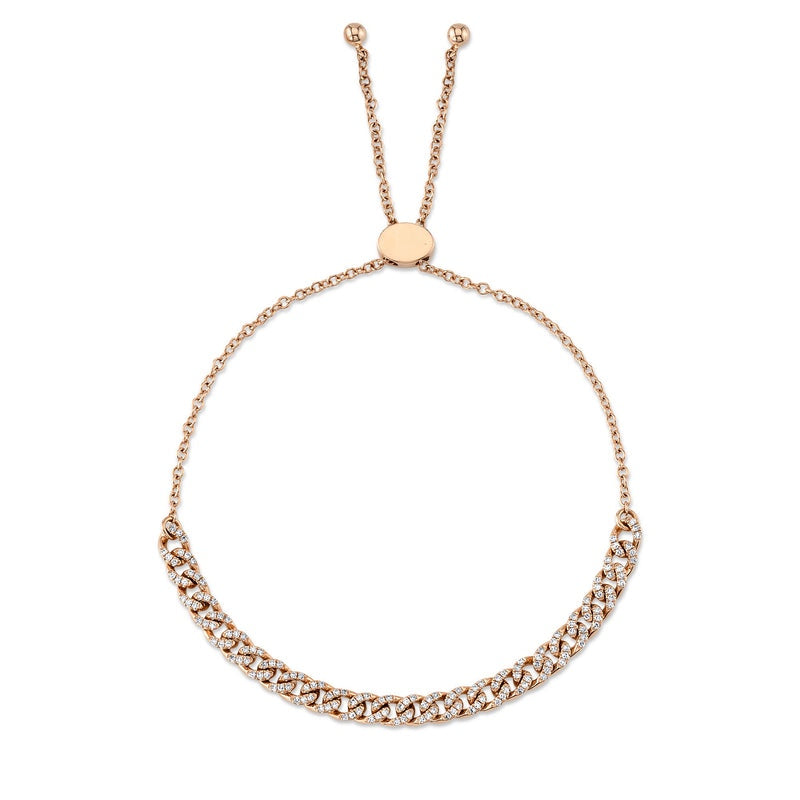 Diamond Cuban Link Bolo Bracelet