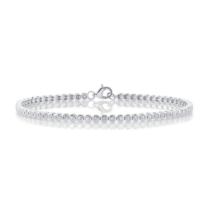 Diamond Bezel Tennis Bracelet