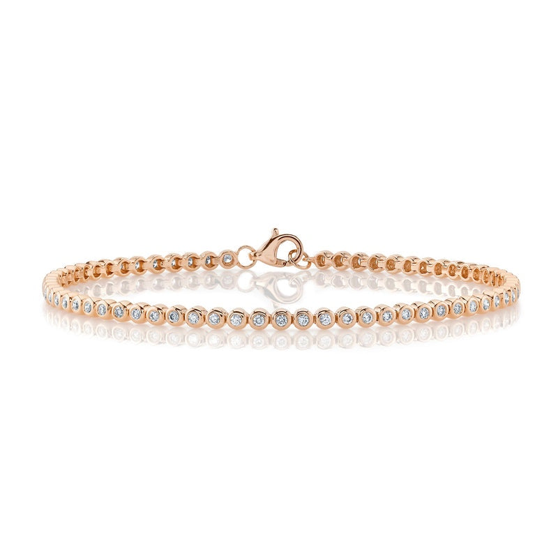 Diamond Bezel Tennis Bracelet