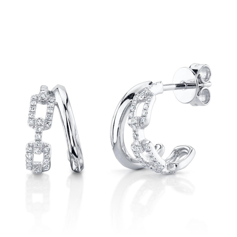 Diamond Link Earring