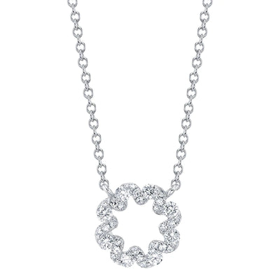 Wave Diamond Necklace