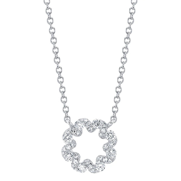 Wave Diamond Necklace