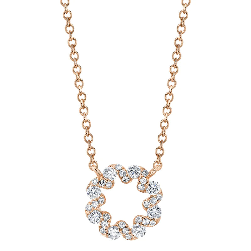 Wave Diamond Necklace