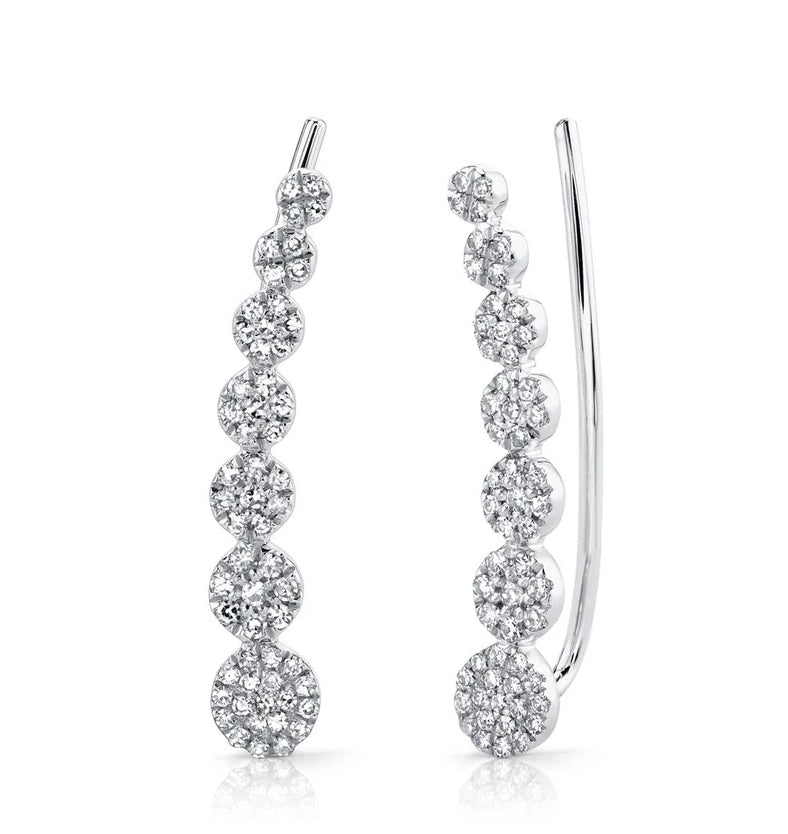 Diamond Ear Crawler Earring