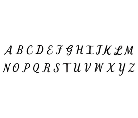 Cursive Initial Diamond Necklace