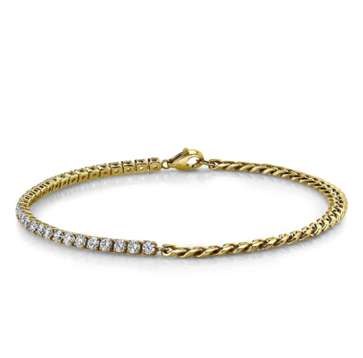 Cuban Tennis Diamond Bracelet 1.49 CT