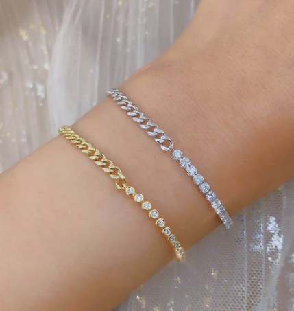 Cuban Tennis Diamond Bracelet 1.49 CT