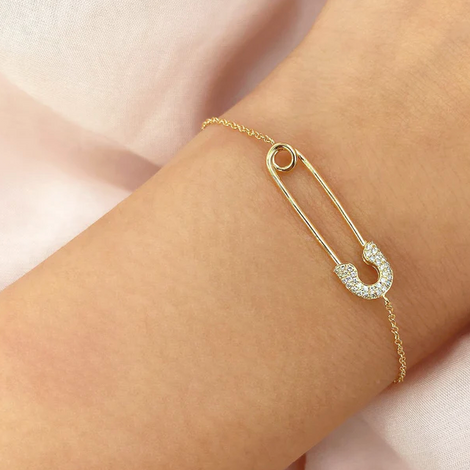 Venice Safety Pin Bracelet
