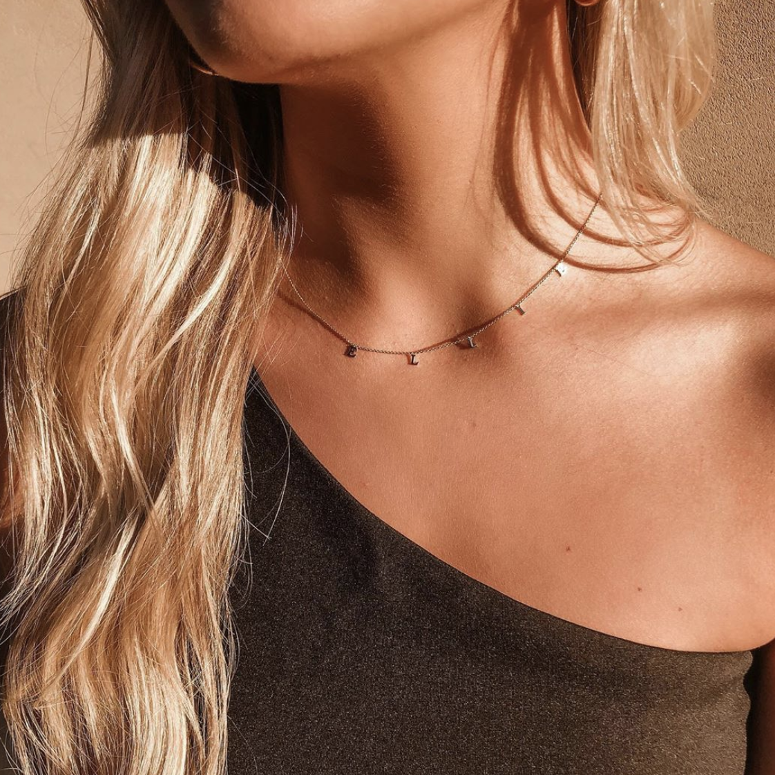 Dainty Letter Name Necklace