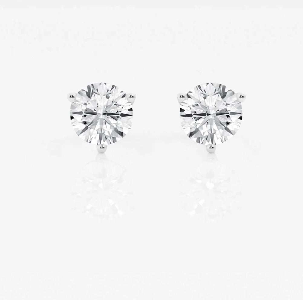 Lab-Grown Diamond Martini Stud Earrings