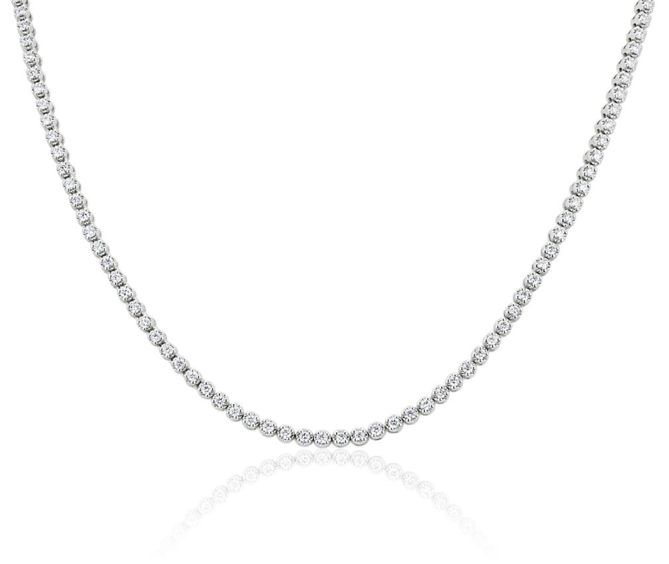 Lab-Grown Diamond Tennis Necklace