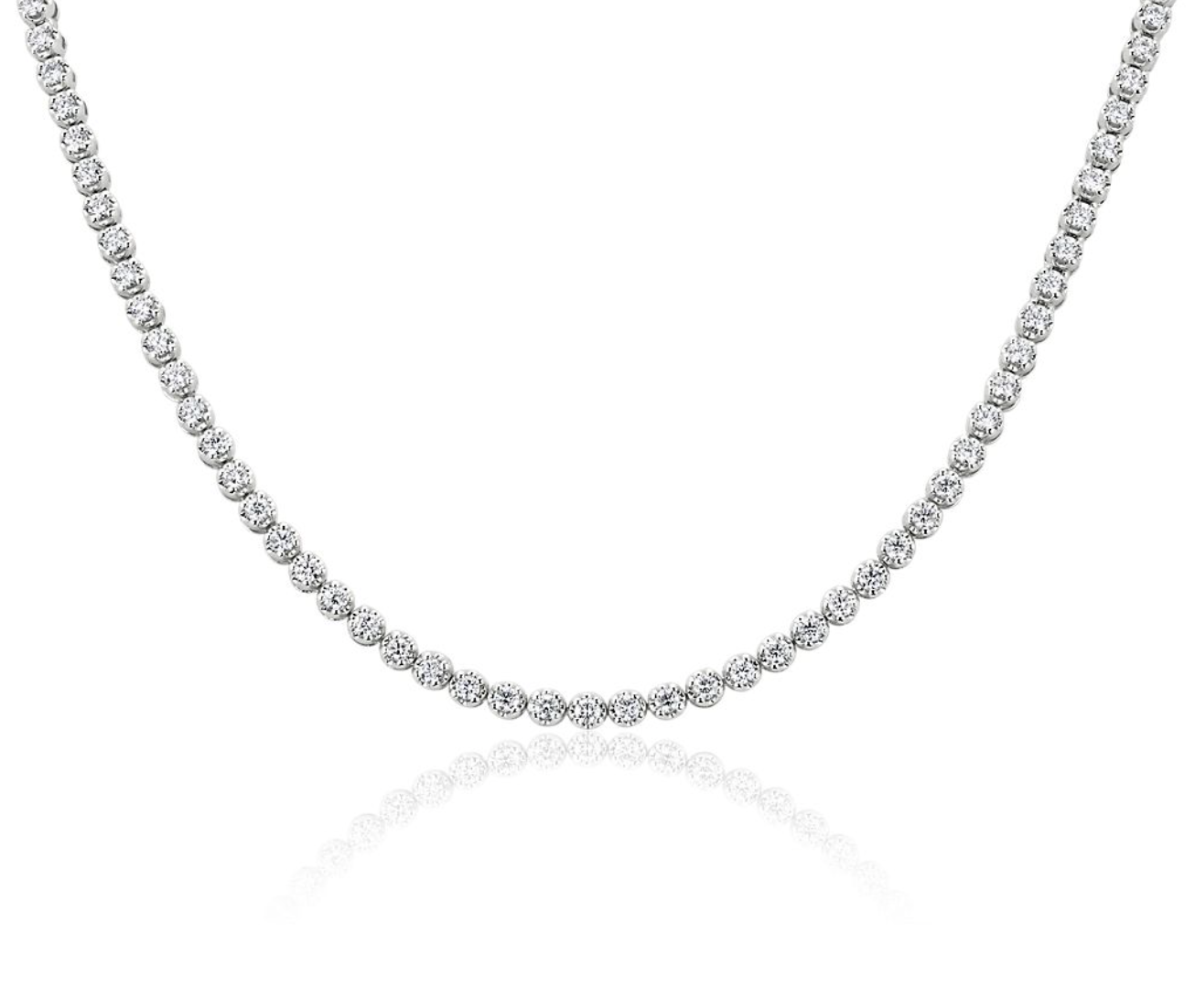 Lab-Grown Diamond Tennis Necklace