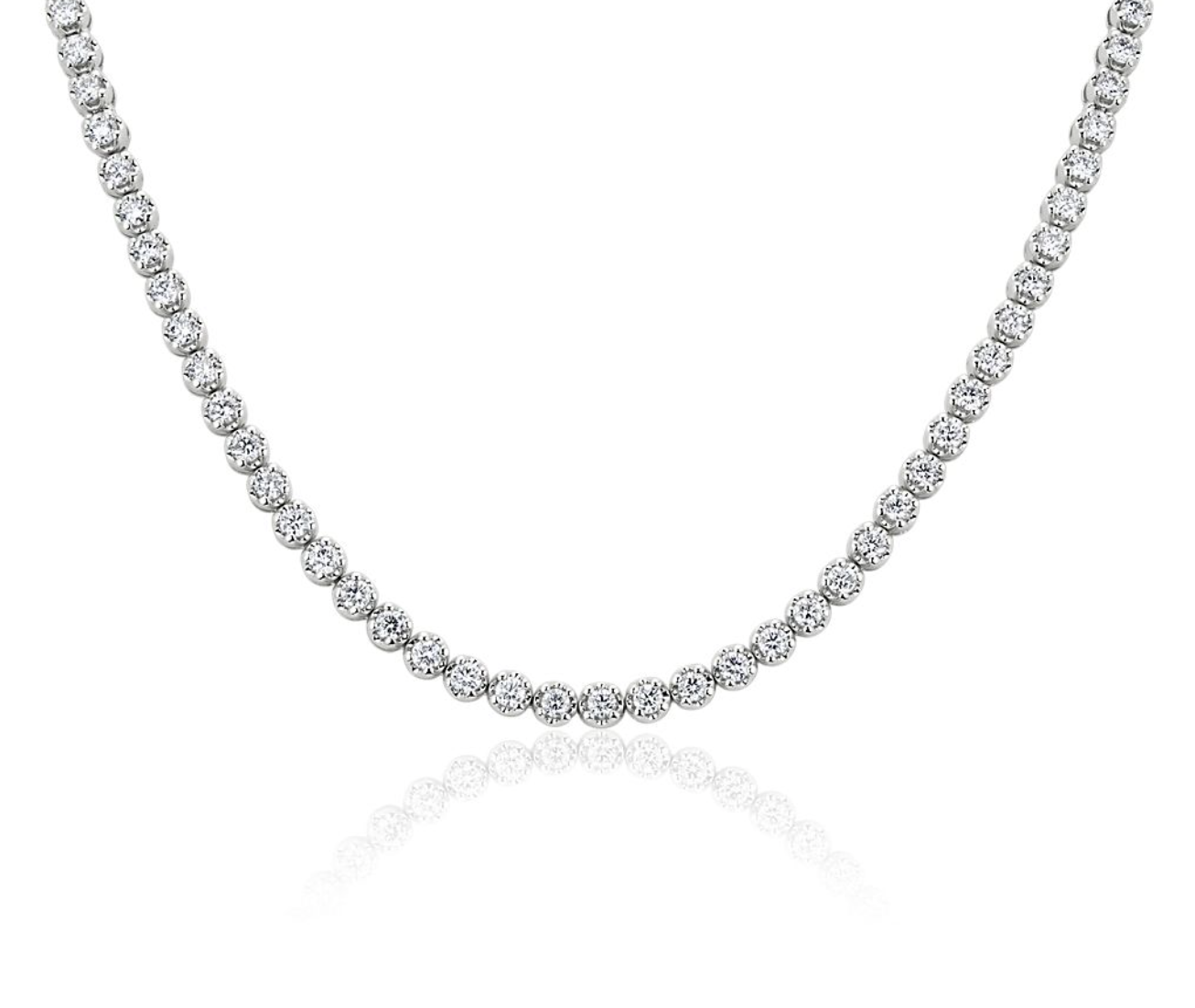 Lab-Grown Diamond Tennis Necklace