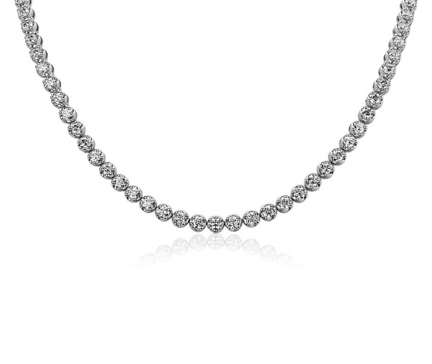 Lab-Grown Diamond Tennis Necklace
