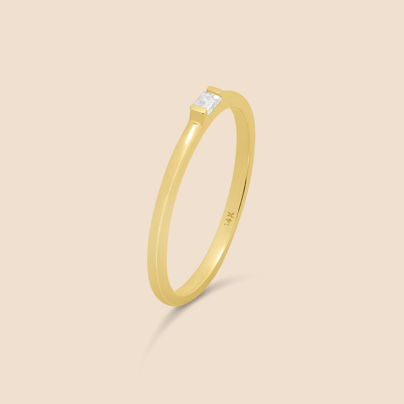 Diamond Baguette Ring.