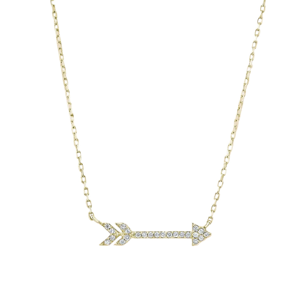 Diamond Arrow Necklace