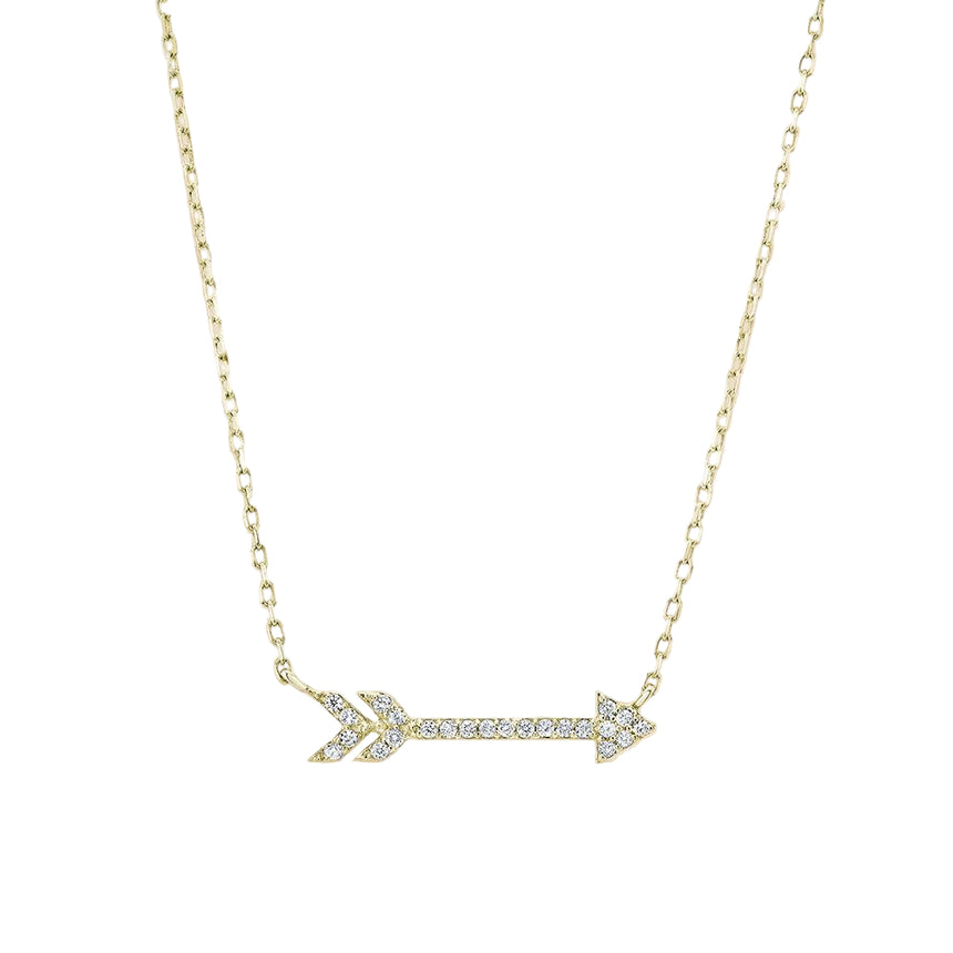 Diamond Arrow Necklace