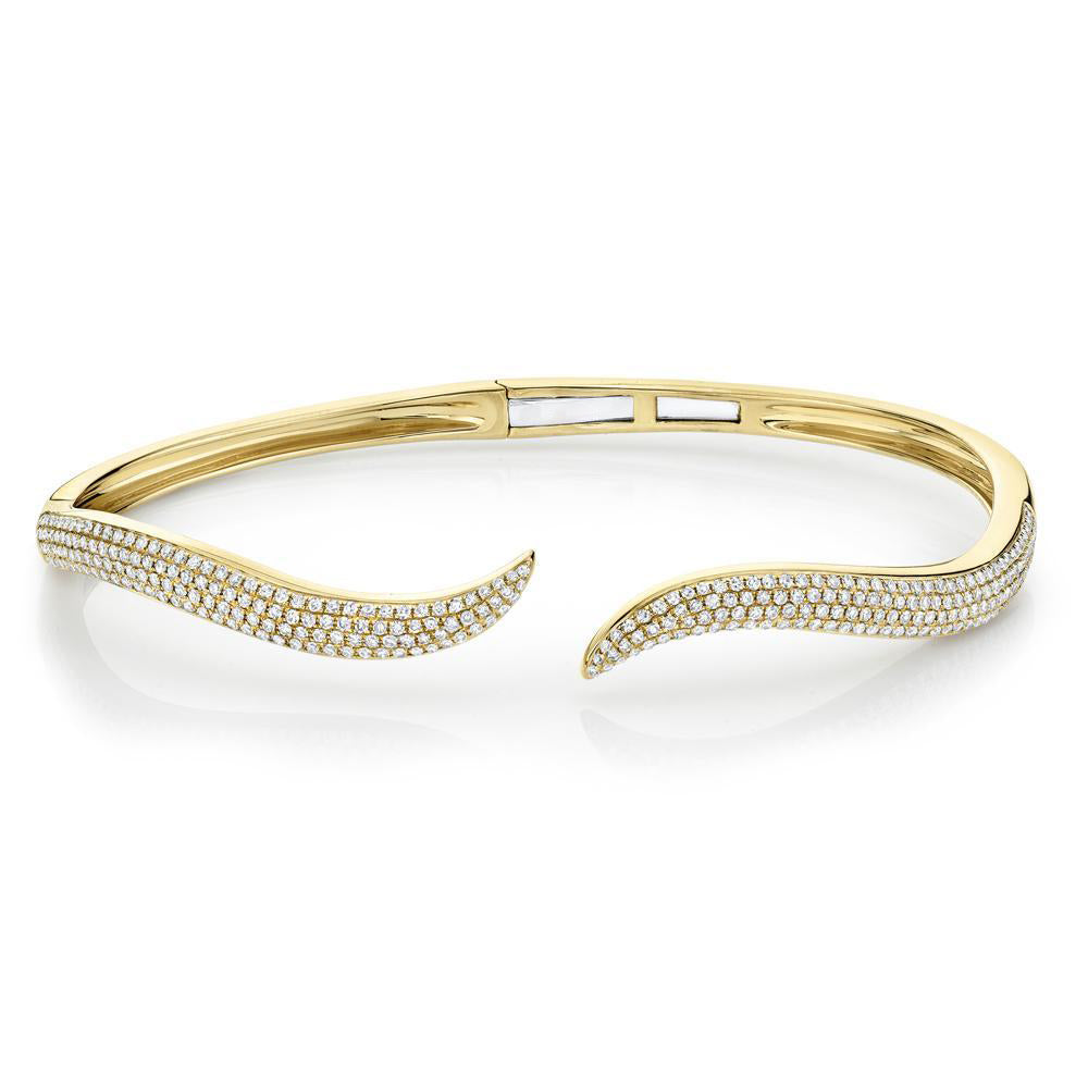 Pave Wave Cuff