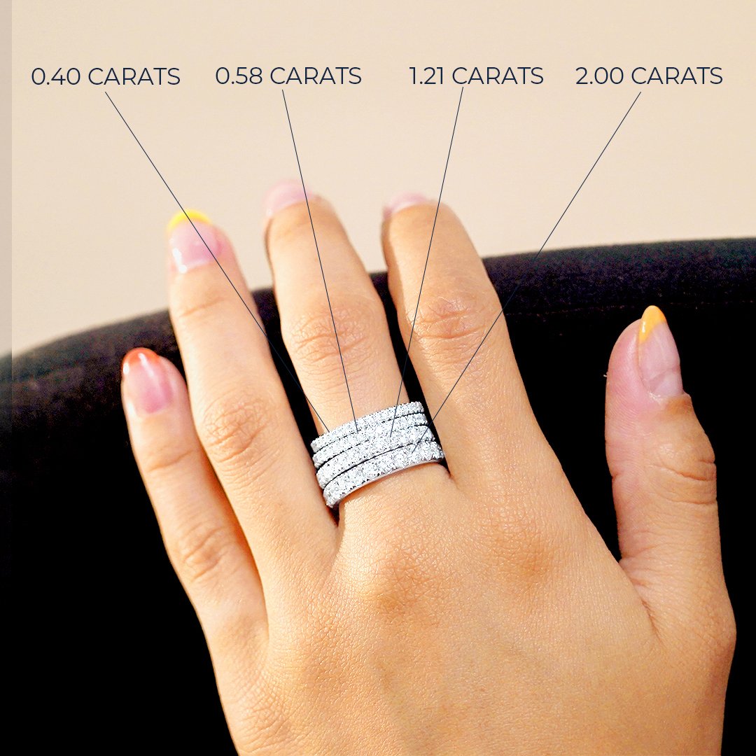 1.21 Ct Diamond Eternity Ring