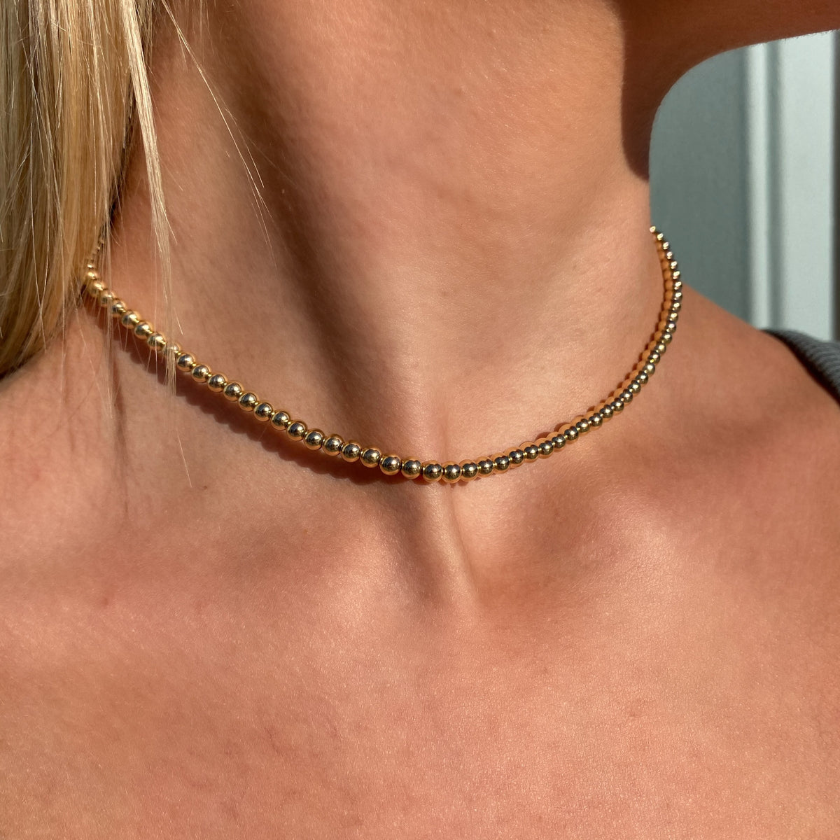 Beaded Choker Necklace