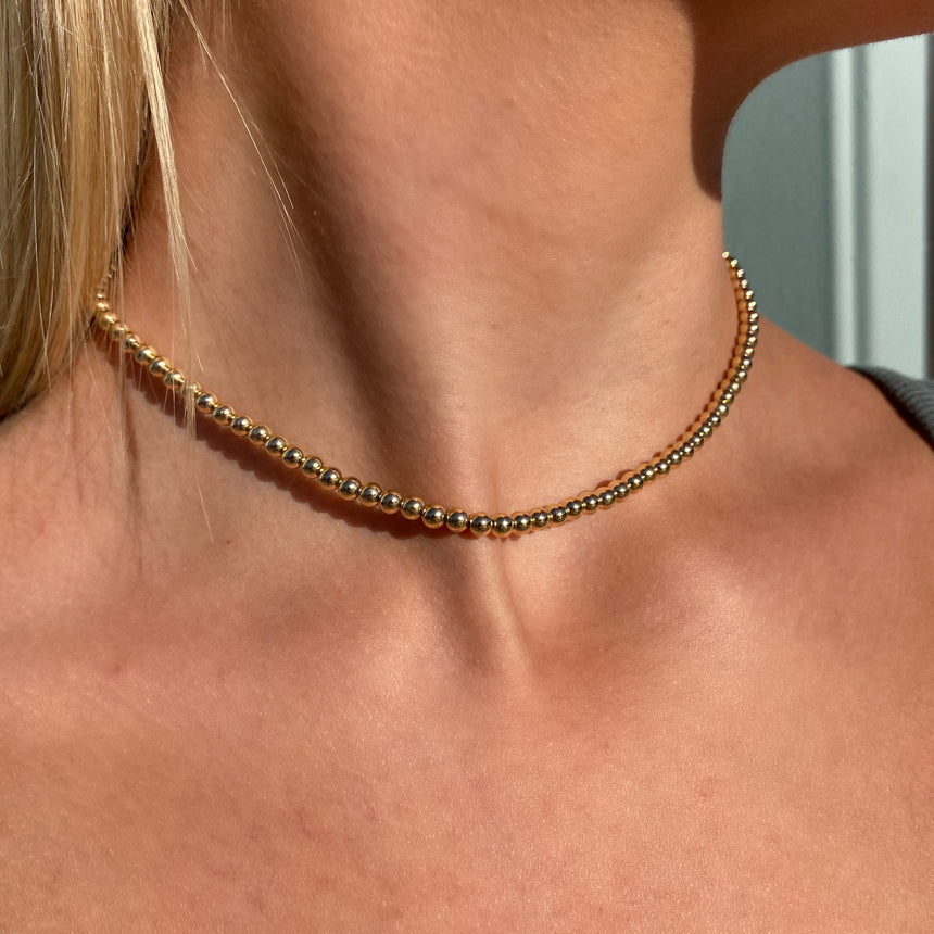 Beaded Choker Necklace
