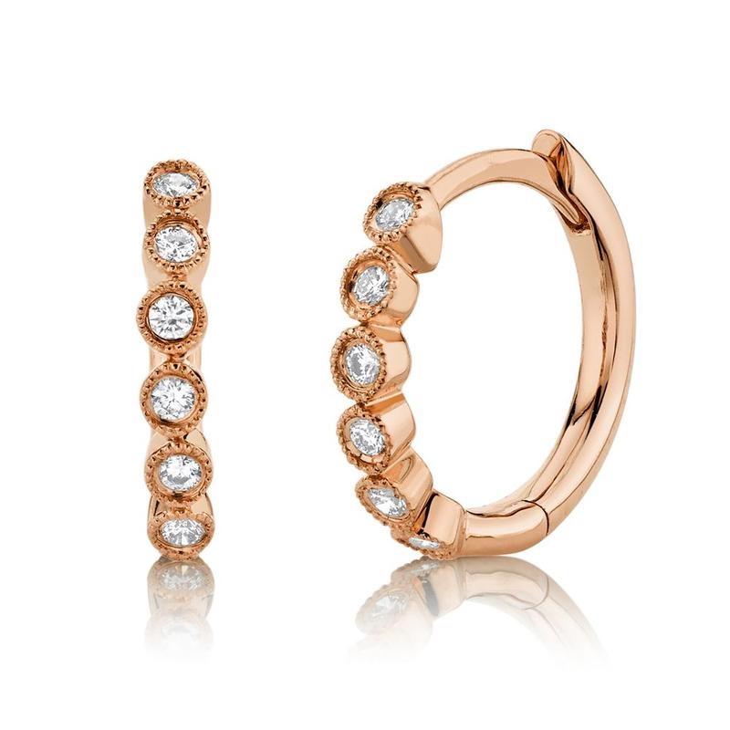 Diamond Hoop Earring