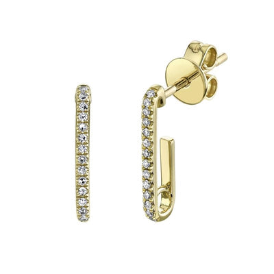 Vertical Diamond Earring