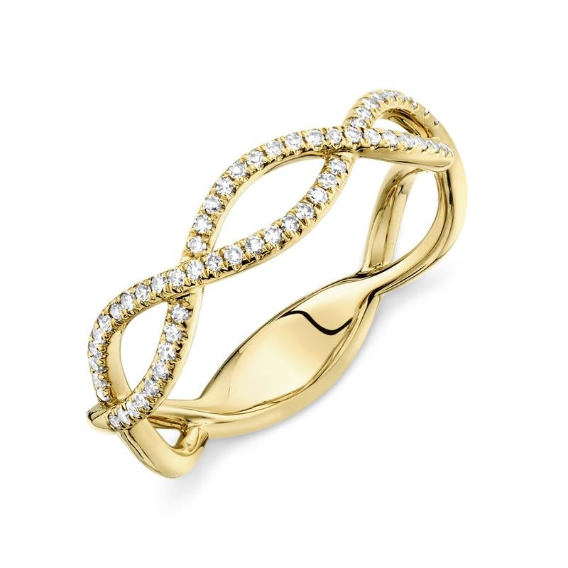 Wave Diamond Ring