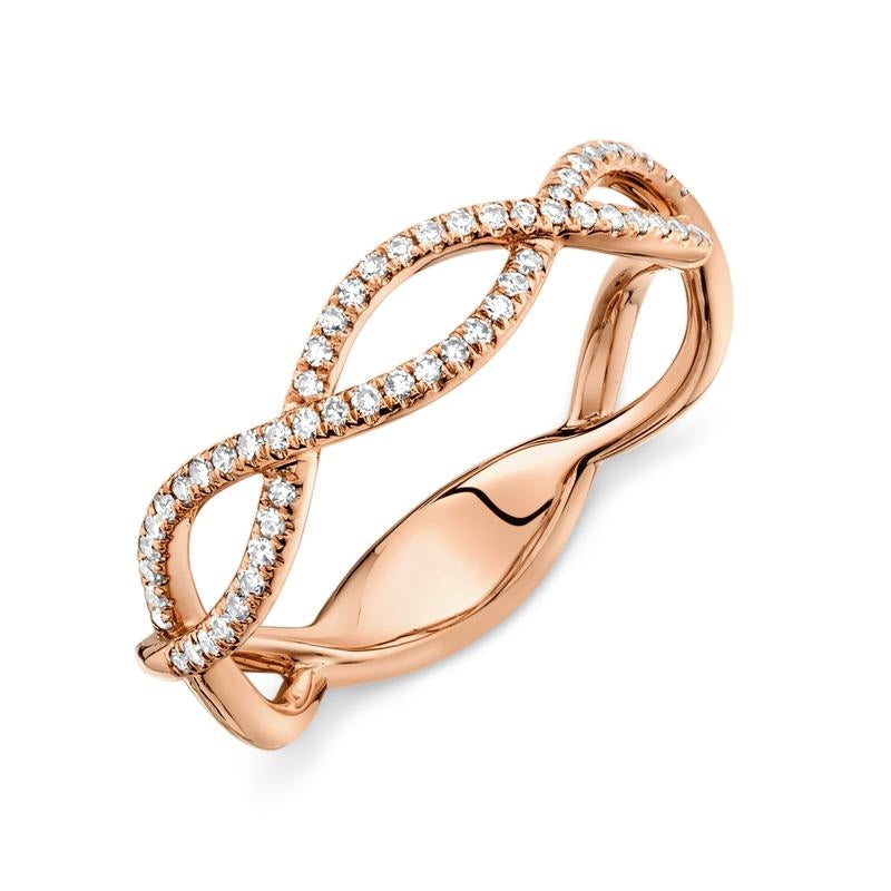 Wave Diamond Ring