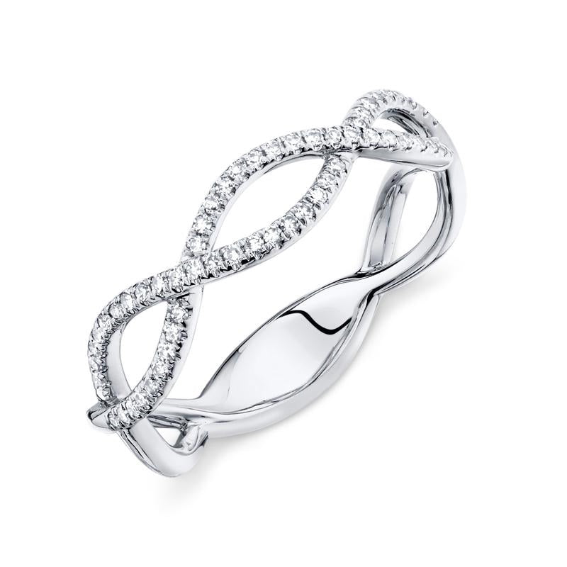 Wave Diamond Ring