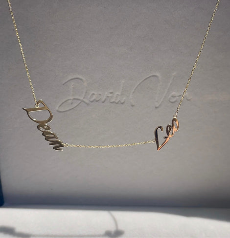 Affordable hot sale nameplate necklace