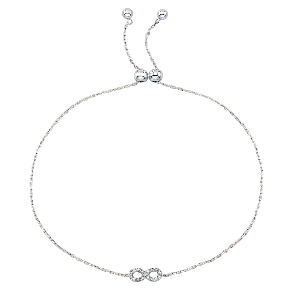 Infinity Diamond Bracelet.
