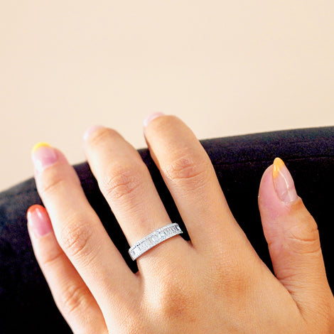 0.55 Ct Baguette Diamond Ring