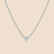 Lotus Diamond Necklace