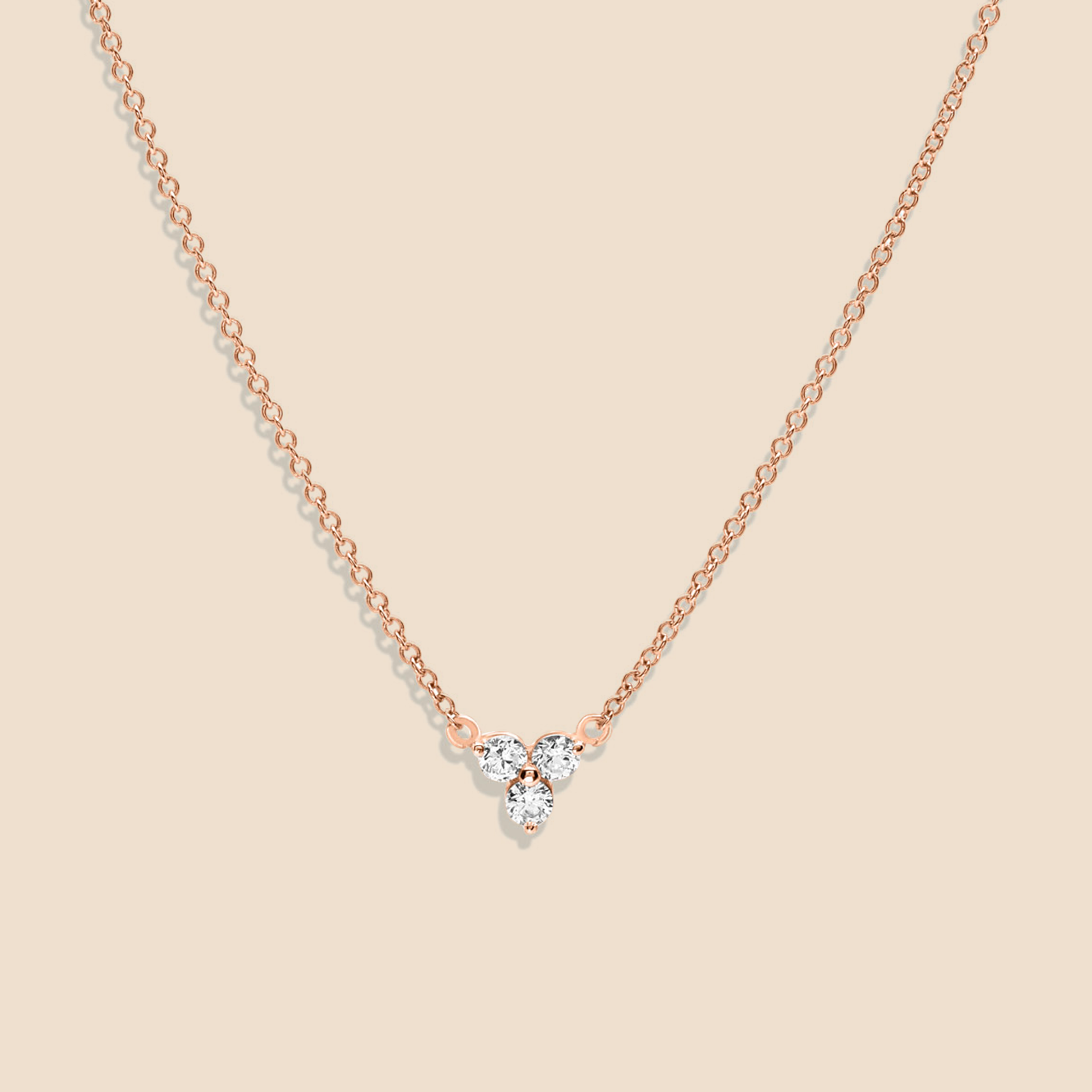 Lotus Diamond Necklace